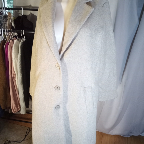 Jackets & Blazers - Orb Cream Trench Coat